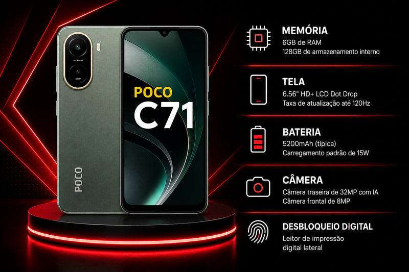 Smartphone Poco C71