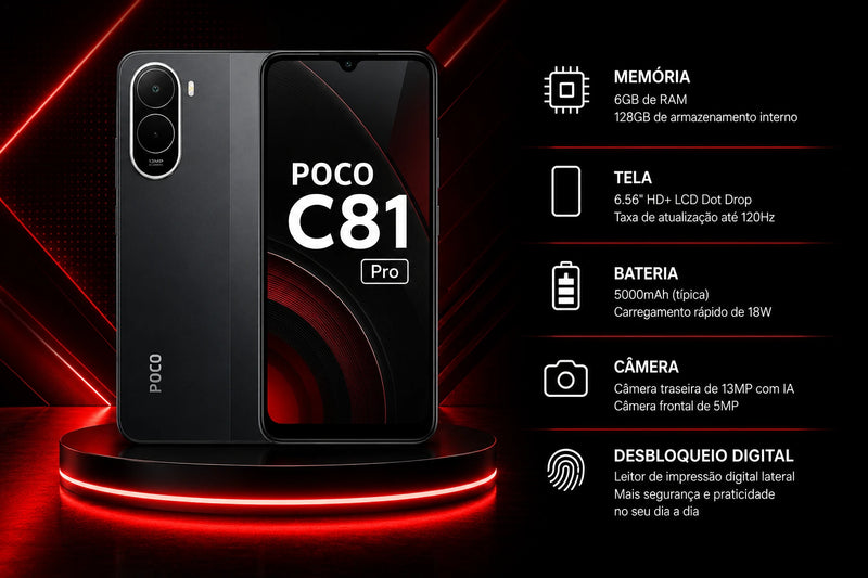 Smartphone Poco C81