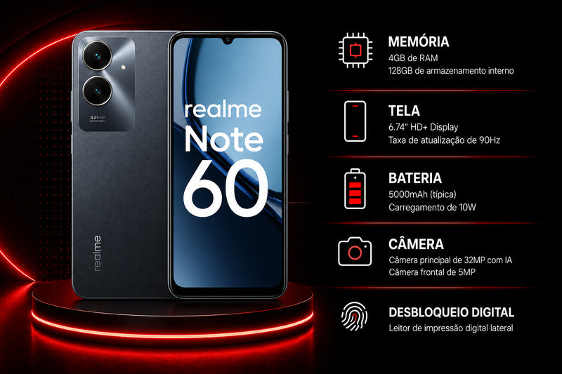 Smartphone Realme Note 60